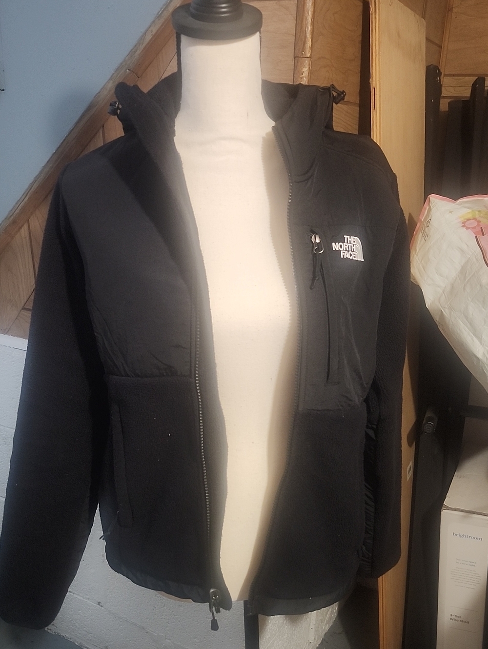 The North Face Black Lightweight Hooded Fleece Jacket